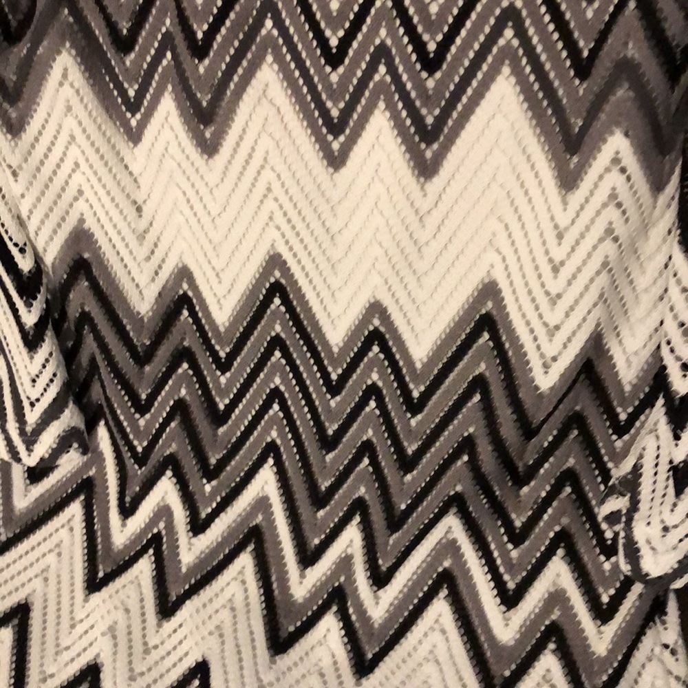 SHERAGANO WOMENS SIZE 8 BLACK WHITE GREY DRESS